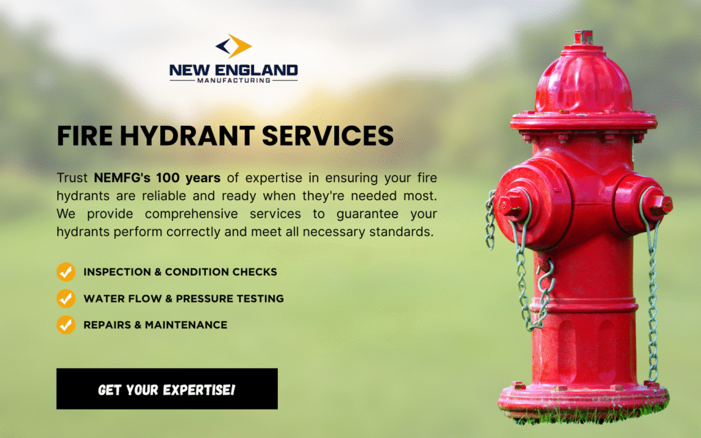 Professional fire hydrant maintenance services including inspection, testing, and repairs by certified technicians